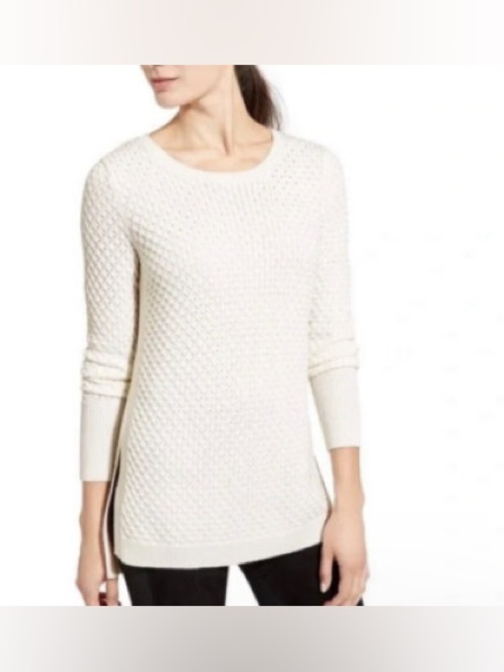 Athleta Honeycomb Sweater 🤍